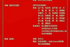 2021春晚节目单公布：全球华人共庆新春盛宴